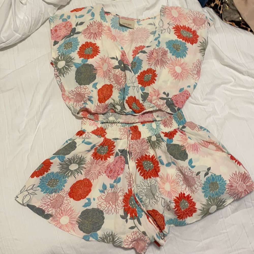 LUCYLOVE Crop Top and Shorts Set